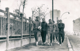 Париж, ноябрь 1971 года. Пронин, Кох, Бурчалкин и Фокин идут на тренировку