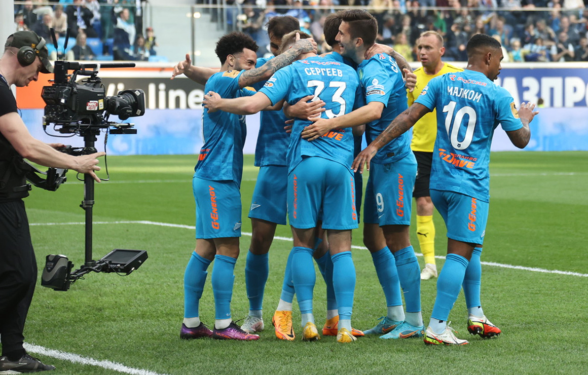 «Зенит» — «Химки»: петербуржцы одержали победу в заключительном домашнем матче сезона