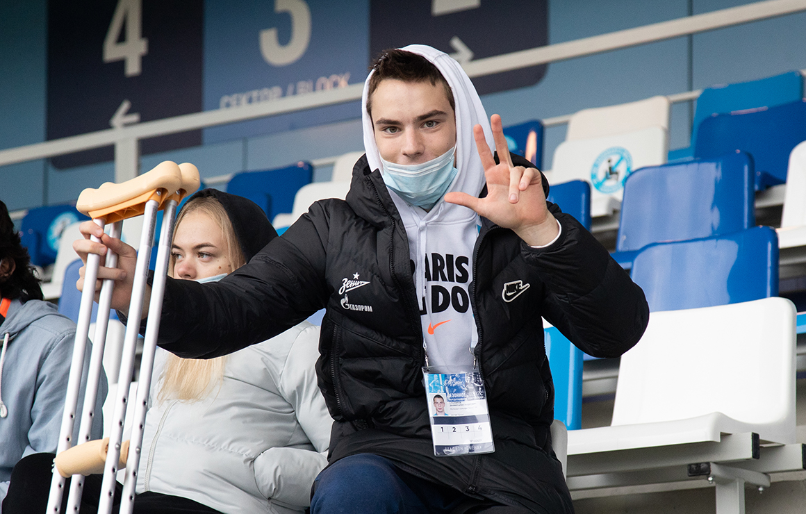 Даниил Столяров: «Из-за травмы не могу принять участие в Юношеской лиге УЕФА, но переживаю за команду, как на поле»