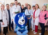«Зенит рядом»: сине-бело-голубые побывали в онкологической клинике