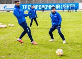 Тренировка перед матчем с «Балтикой»: фоторепортаж из «Газпром» — тренировочного центра 