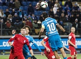 Центр статистики: зенитовцы сделали 36 подач в матче с «Мордовией»