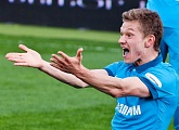 «Терек» — «Зенит»: Шатов забил 10-й гол за сине-бело-голубых