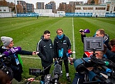 Брифинг Роберто Манчини и открытая тренировка перед матчем с «Локомотивом»