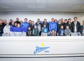 Победители «Зенит-Спортпрогноза» увидели тренировку и встретились с Чистяковым и Сергеевым