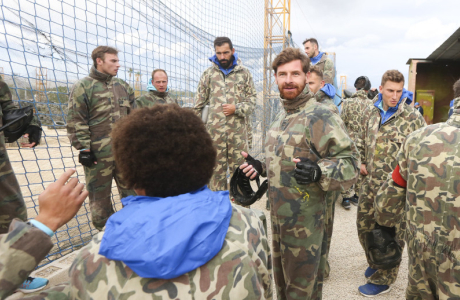 «Газпром»-тренировочный сбор в Испании: 12 февраля, игра в пейнтбол