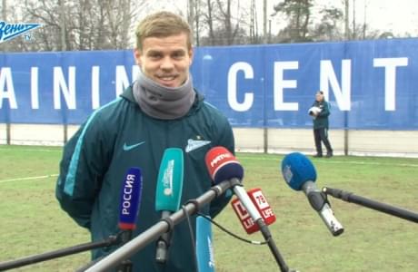 Интервью Александра Кокорина перед матчем «Амкар» — «Зенит»