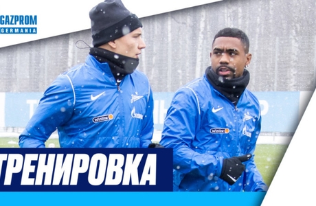 Тренировка основного состава  перед матчем «Зенит» — «Локомотив»