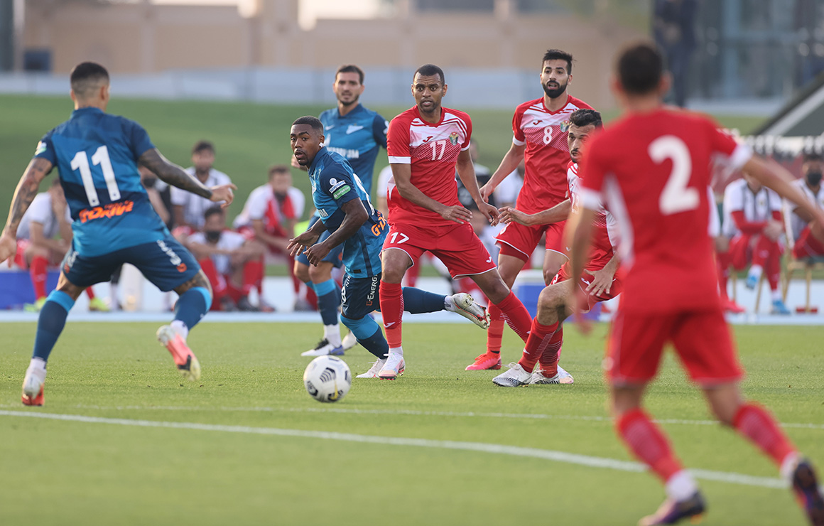 «Зенит» — сборная Иордании: гол Дзюбы принес победу в седьмом товарищеском матче