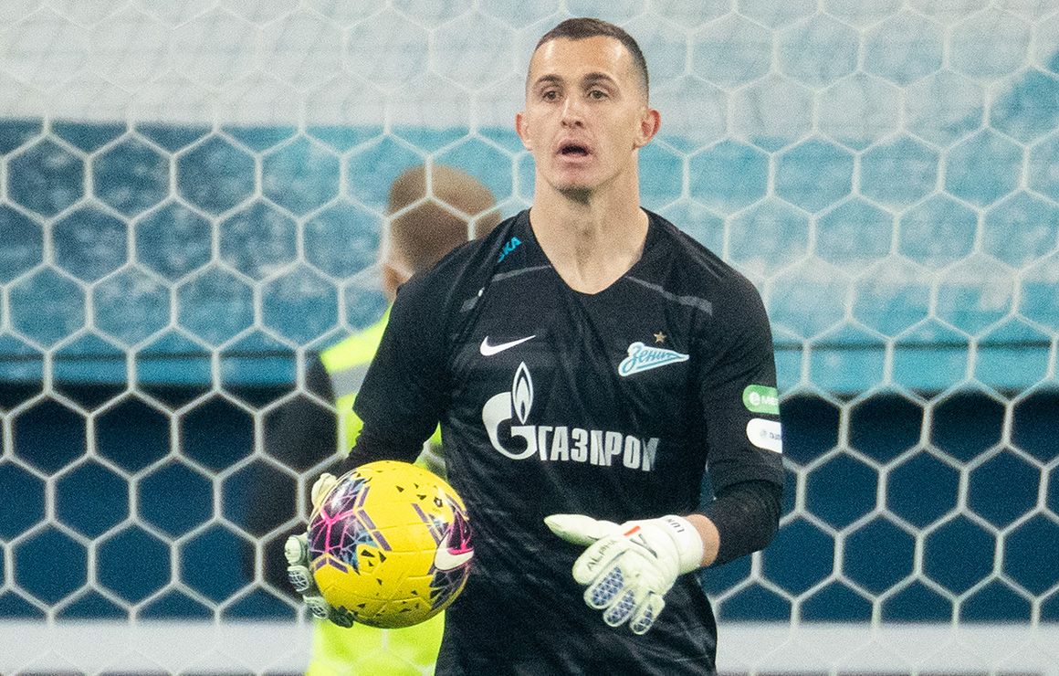 Андрей Лунев проводит сотый матч за «Зенит»