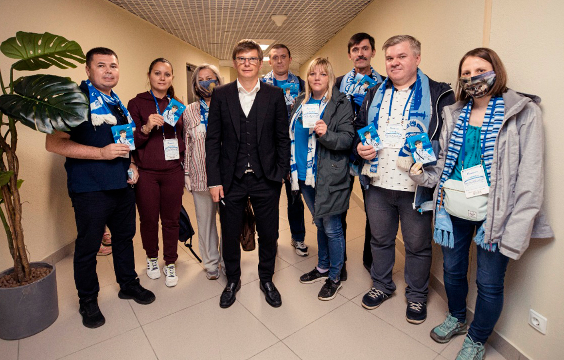 Победители «Зенит-Спортпрогноза» увидели матч с «Уфой» и встретились с Андреем Аршавиным