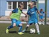 В Академии «Зенита» начал работу детский футбольный лагерь