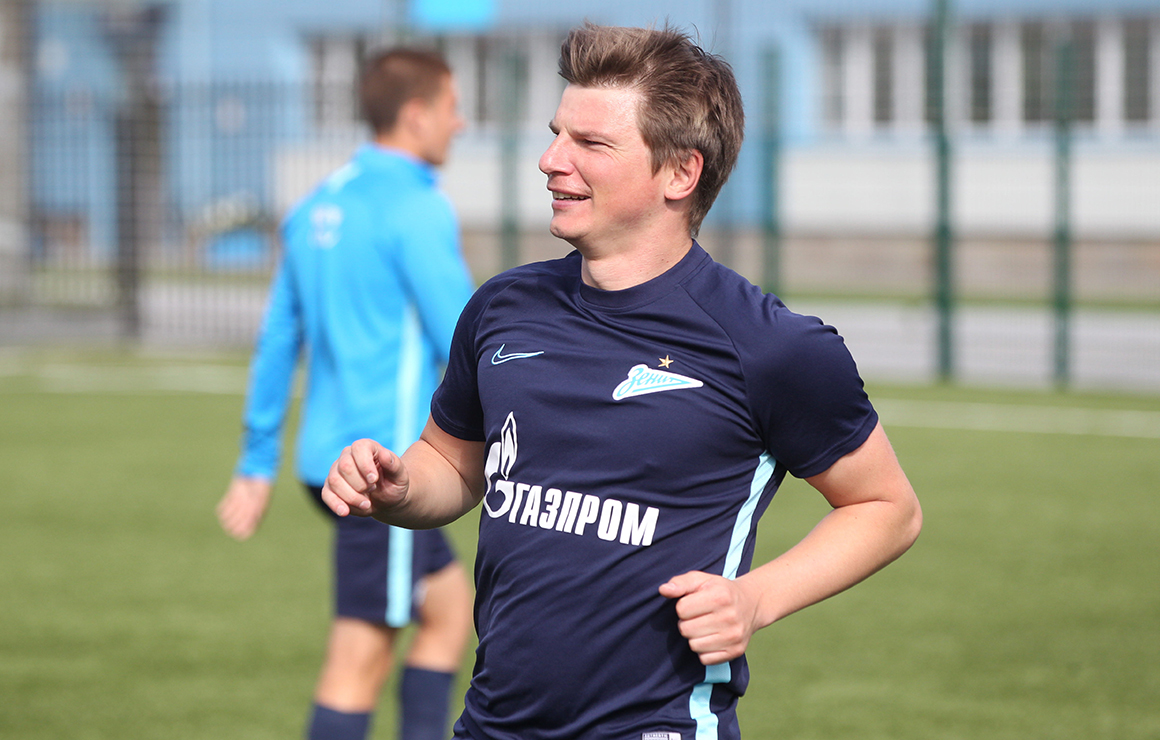 Андрей Аршавин принял участие в тренировке команды «Газпром»-Академии