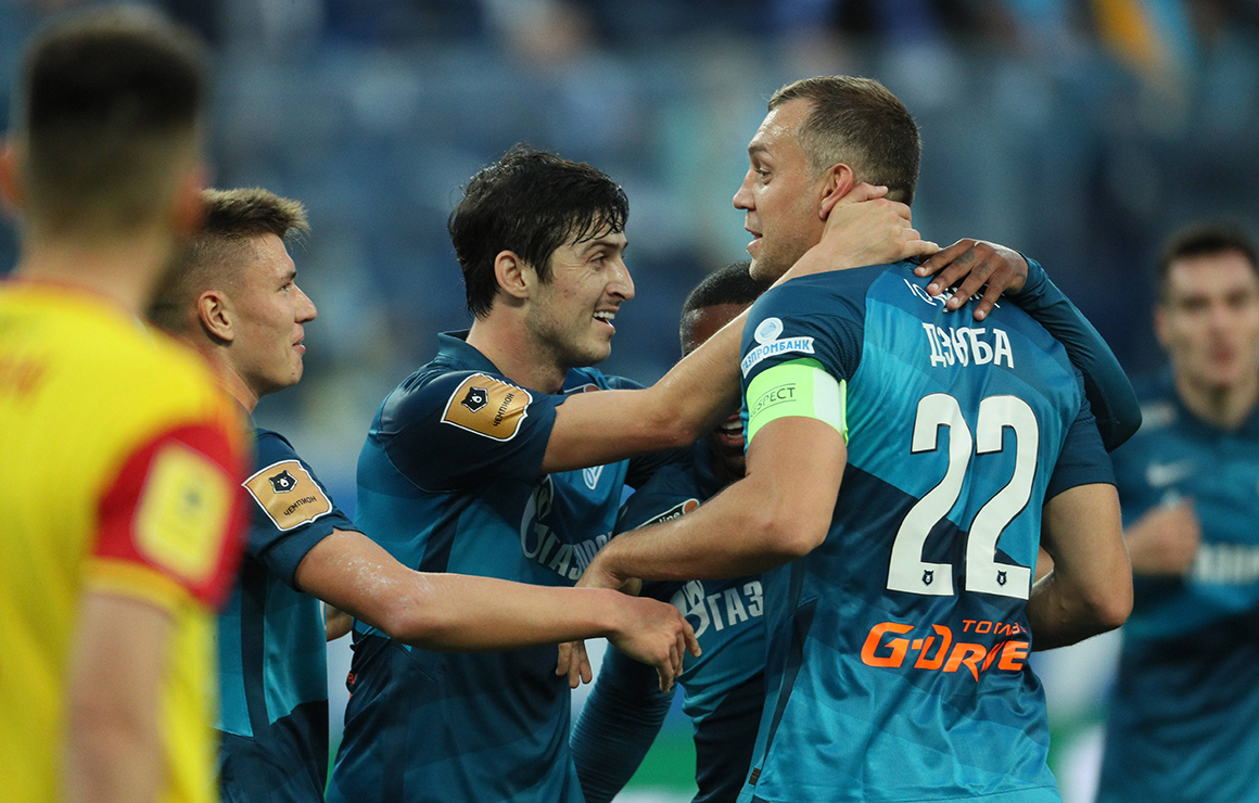 «Зенит» — «Арсенал»: Дзюба увеличил преимущество петербуржцев