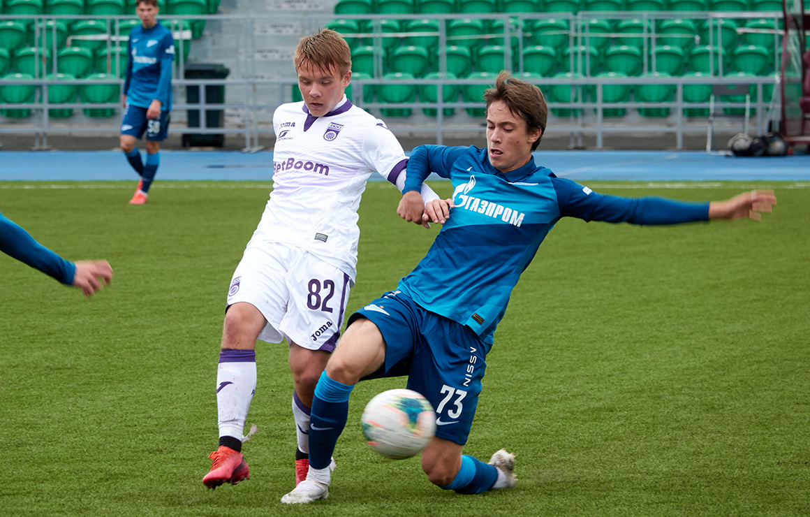 15-летний Андрей Марьянов дебютировал за молодежный состав «Зенита»