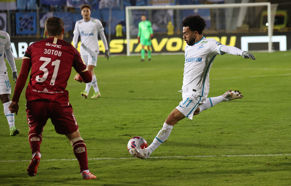 «Рубин» — «Зенит»: Клаудиньо забил дебютный мяч за сине-бело-голубых