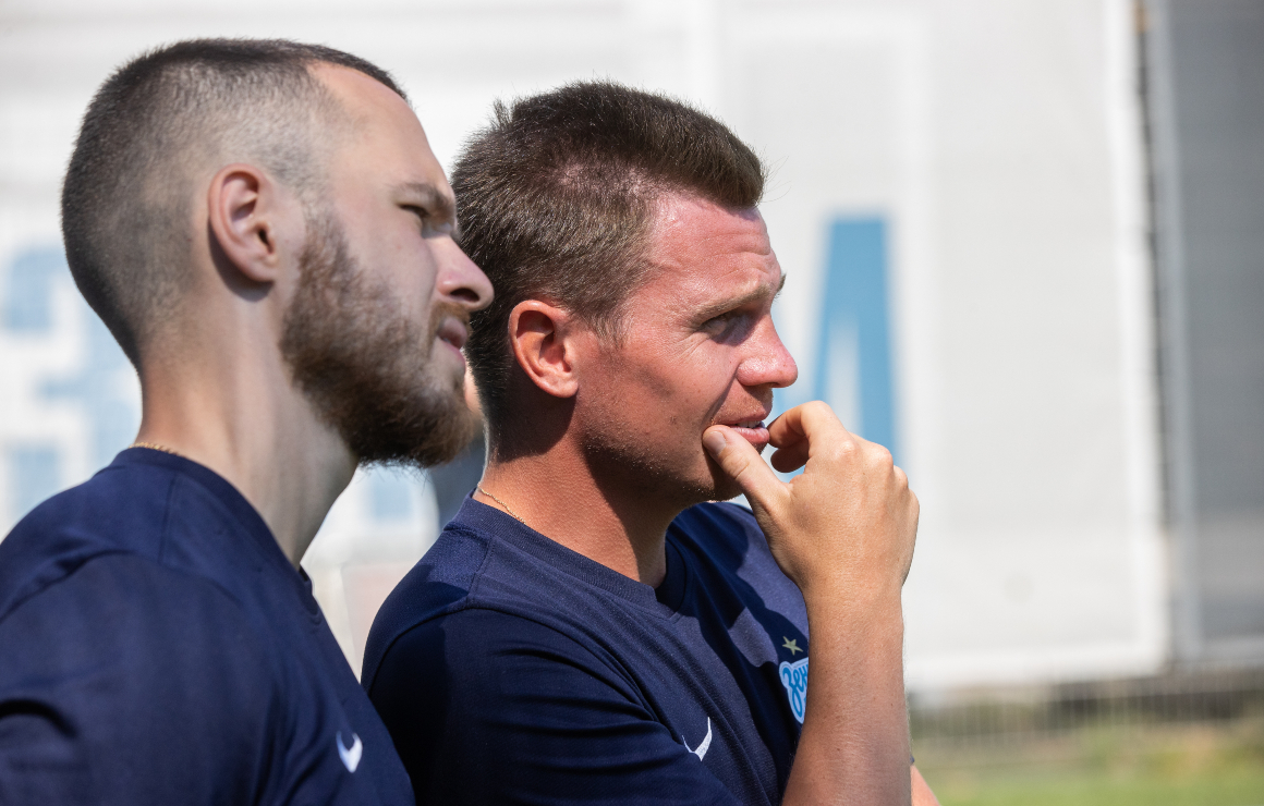 Тренеры «Газпром»-Академии побывали на тренировке основного состава