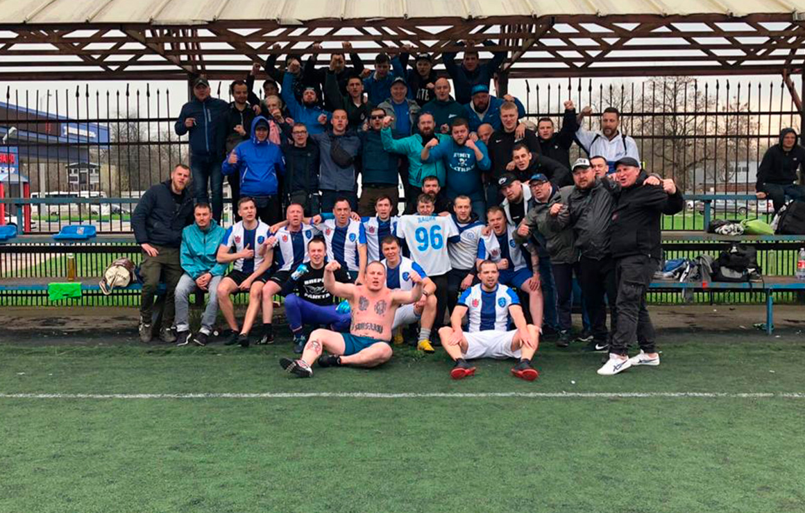 Фанаты сине-бело-голубых провели футбольный турнир в Краснодаре