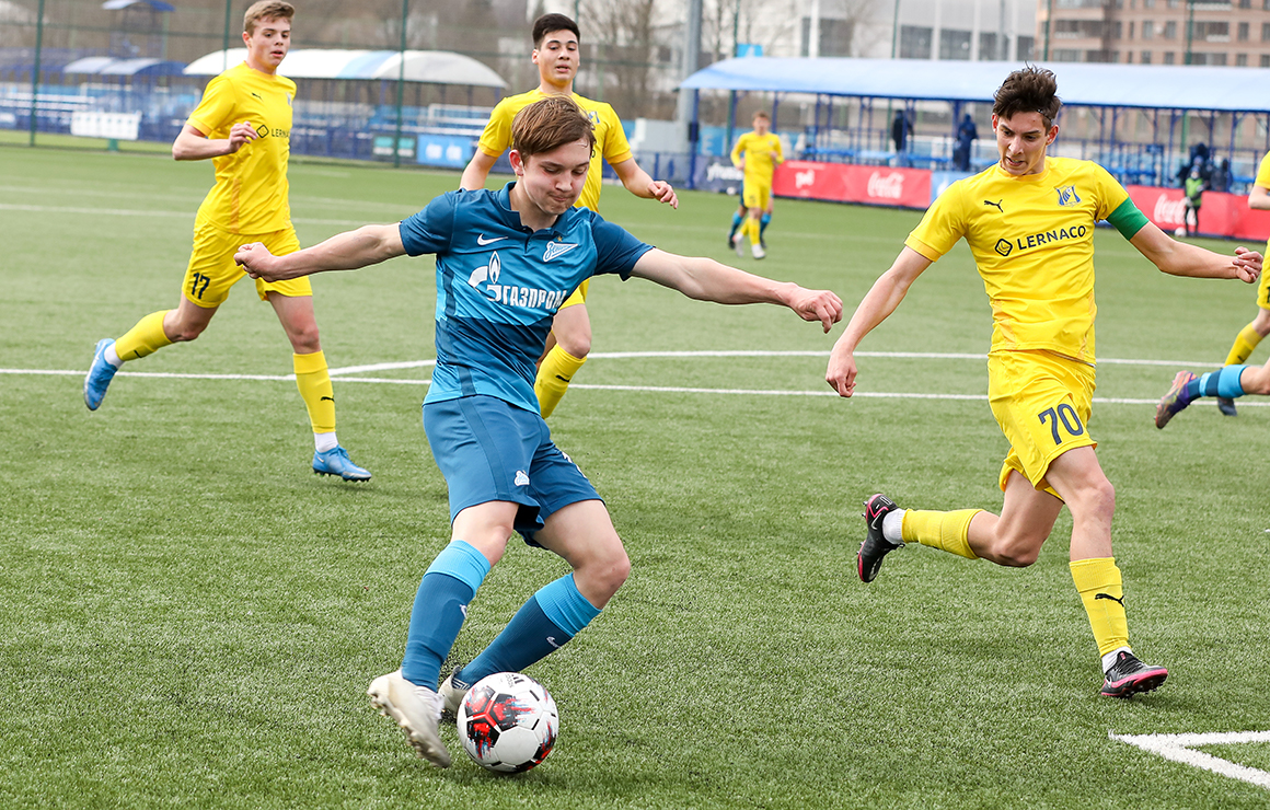 «Зенит» U-17 обыграл «Ростов» и выиграл 19-й матч подряд
