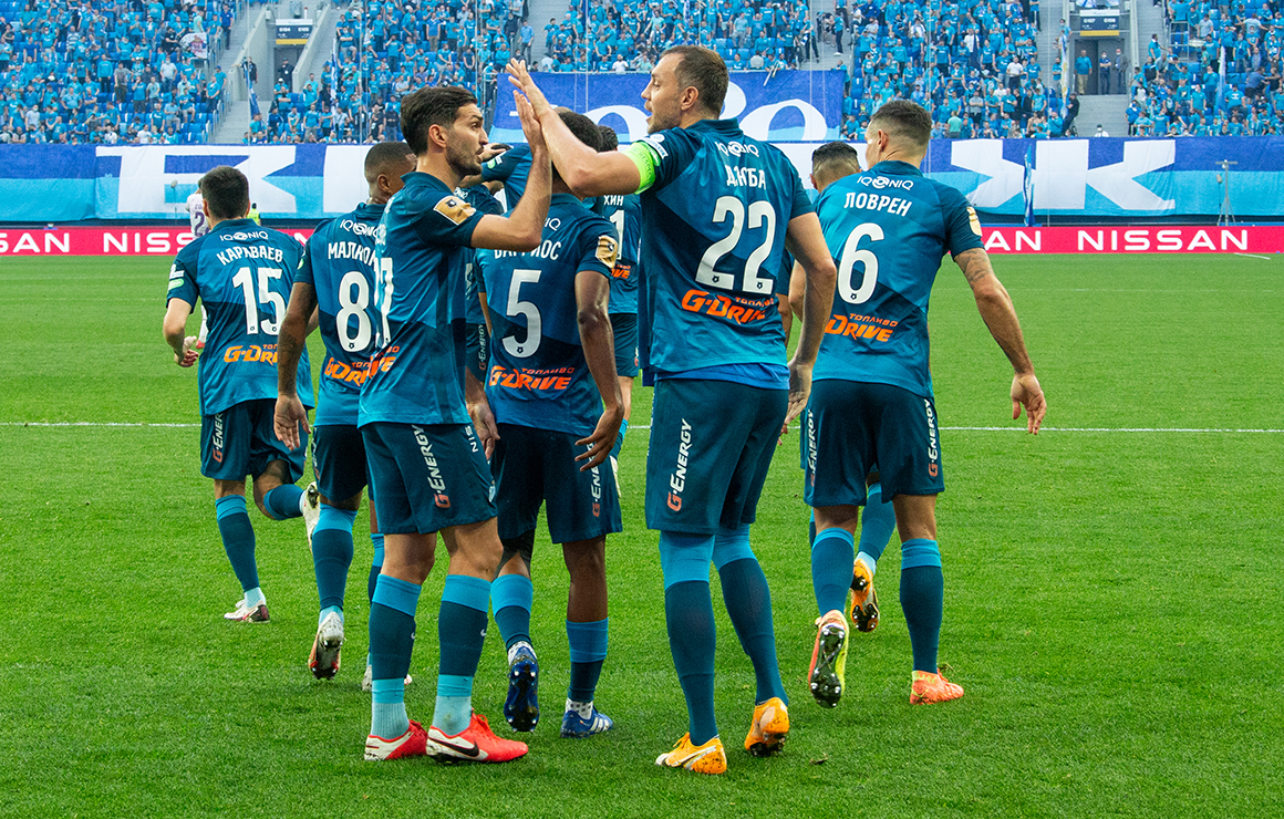 «Зенит» — «Уфа»: петербуржцы забивают шесть безответных мячей 