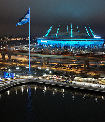 «Газпром Арена» и общественное пространство «Флагшток» стали победителями премии «Фонтанка.ру» «(От)личный Петербург»