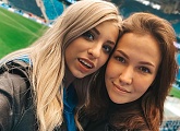 «Девушки Крестовского» на заключительном матче сезона
