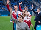 «Зенит-ТВ»: призеры чемпионата мира по фигурному катанию на «Газпром Арене»