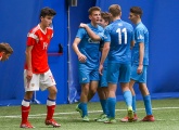 Фоторепортаж: тренировочный матч «Зенит» U-15 — Россия U-14