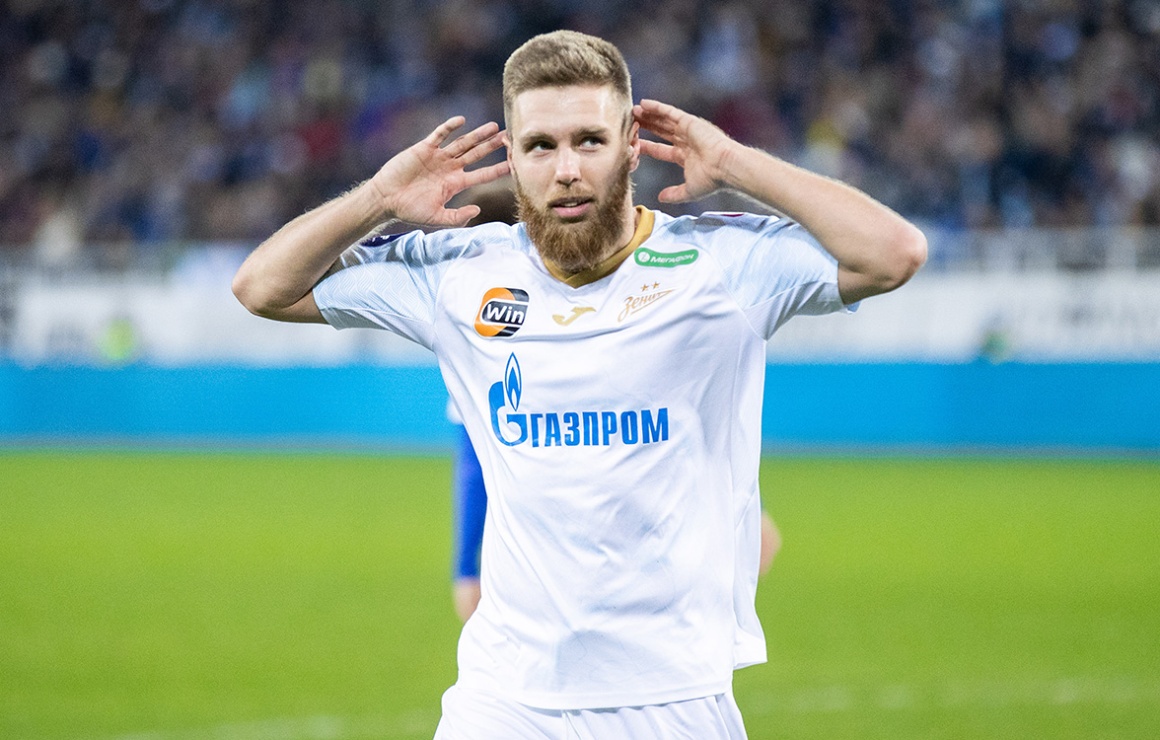«Балтика» — «Зенит»: Сергеев забил десятый мяч в сезоне