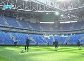 «Зенит-ТВ»: первая тренировка сине-бело-голубых на стадионе «Санкт-Петербург»