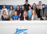 Победители «Зенит-Спортпрогноза» посетили «Газпром» — тренировочный центр и встретились с Ерохиным и Чистяковым