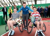 Александр Рязанцев поздравил победителей турнира по теннису на колясках «МегаФон DreamCup»