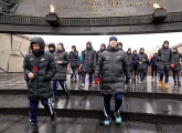 Воспитанники «Газпром»-Академии совместно с игроками женской команды «Зенита» почтили память жертв блокады Ленинграда