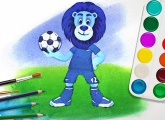 «Зенит» объявляет конкурс детских рисунков в честь дня рождения Синегривого Льва! 