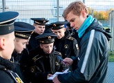 Нахимовцы в гостях у «Зенита»: фоторепортаж из «Газпром» — тренировочного центра